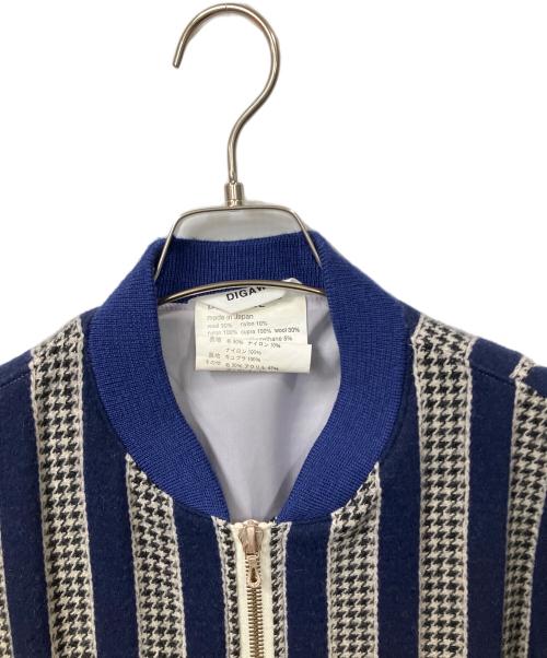 digawel（ディガウェル）DIGAWEL (ディガウェル) MA-1ジャケット ネイビー ネイビー サイズ:2の古着・服飾アイテム