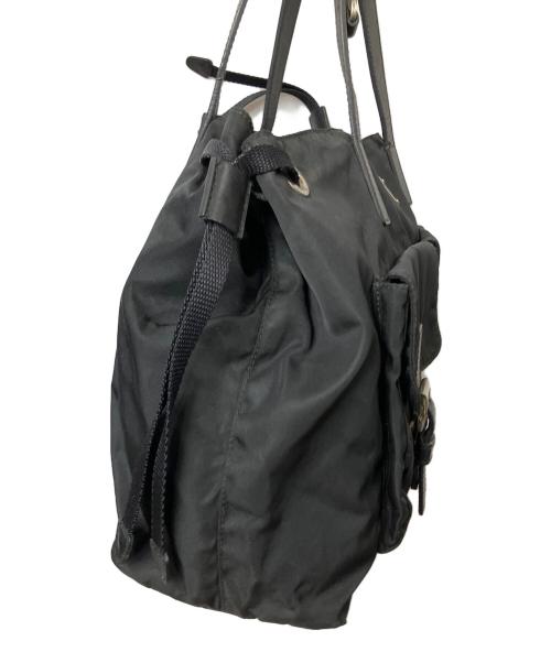 PRADA（プラダ）PRADA (プラダ) ナイロントートバッグ ブラックの古着・服飾アイテム