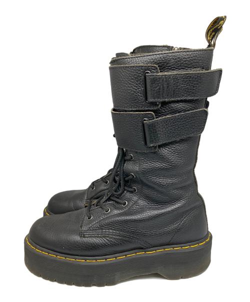 Dr.Martens（ドクターマーチン）Dr.Martens (ドクターマーチン) 10ホールブーツ JAGGER ブラック サイズ:26の古着・服飾アイテム