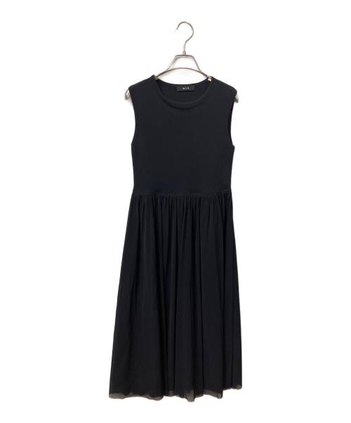 m,i,d,（エムアイディー）m,i,d, (エムアイディー) ノースリーブ・キャミソールワンピース ブラック サイズ:36の古着・服飾アイテム