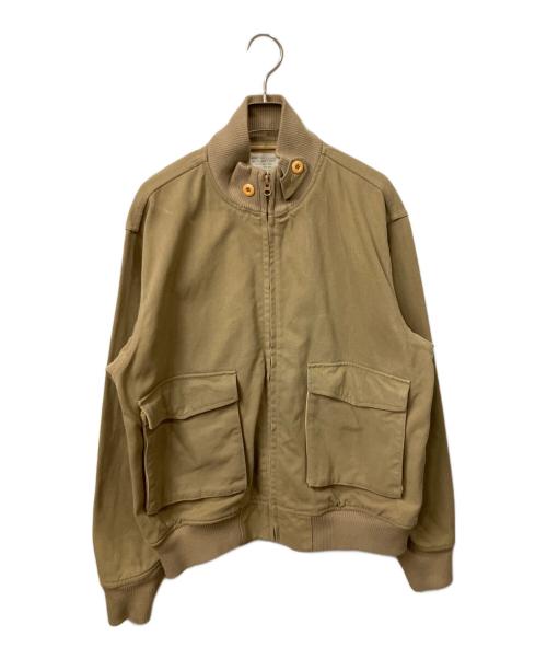 HOUSTON（ヒューストン）HOUSTON (ヒューストン) デニムデッキジャケット カーキ カーキ サイズ:40の古着・服飾アイテム