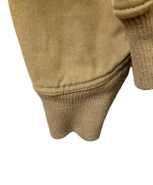 HOUSTON（ヒューストン）HOUSTON (ヒューストン) デニムデッキジャケット カーキ カーキ サイズ:40の古着・服飾アイテム