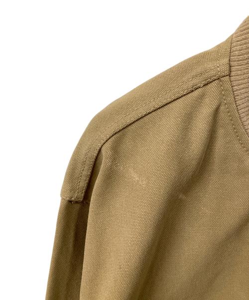 HOUSTON（ヒューストン）HOUSTON (ヒューストン) デニムデッキジャケット カーキ カーキ サイズ:40の古着・服飾アイテム