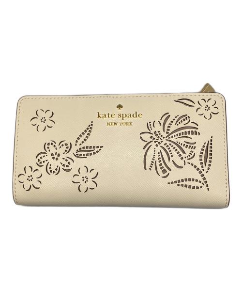 Kate Spade（ケイトスペード）Kate Spade (ケイトスペード) 長財布 ホワイト ホワイトの古着・服飾アイテム