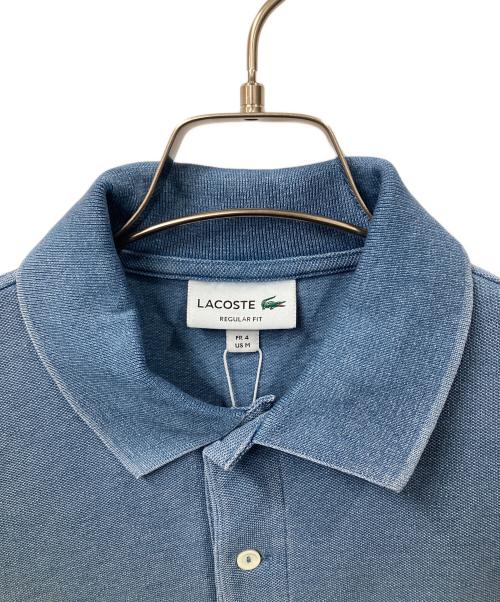 LACOSTE（ラコステ）LACOSTE (ラコステ) ピケ ポロシャツ ブルー サイズ:4 未使用品の古着・服飾アイテム