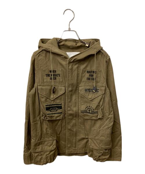 Hysteric Glamour（ヒステリックグラマー）Hysteric Glamour (ヒステリックグラマー) ミリタリージャケット カーキ サイズ:Freeの古着・服飾アイテム