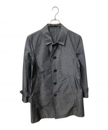 BLACK LABEL CRESTBRIDGE（ブラックレーベル クレストブリッジ）の古着「ステンカラーコート」｜グレー