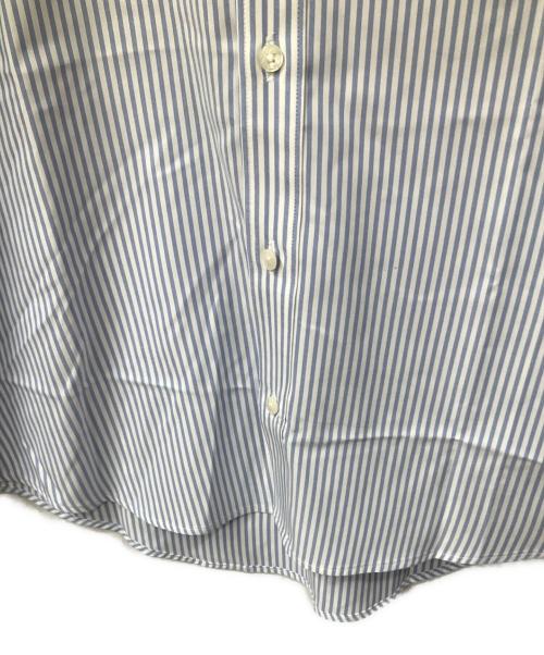 BLACK LABEL CRESTBRIDGE（ブラックレーベル クレストブリッジ）BLACK LABEL CRESTBRIDGE (ブラックレーベル クレストブリッジ) 半袖シャツ ネイビー　ボーダー ネイビー サイズ:Lの古着・服飾アイテム