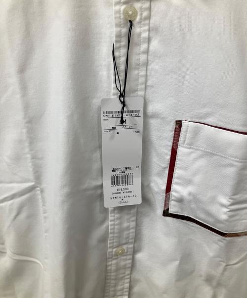 BLAC LABEL（ブラックレーベル）BLAC LABEL (ブラックレーベル) ワイシャツ ホワイト サイズ:M 未使用品の古着・服飾アイテム