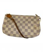 LOUIS VUITTONルイ ヴィトン）の古着「ポシェット・アクセソワール ダミエ・アズール」