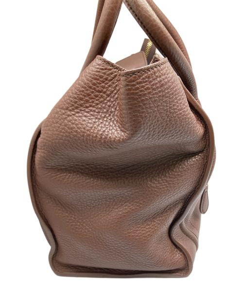 CELINE（セリーヌ）CELINE (セリーヌ) ラゲージ　レザートートバッグ ブラウンの古着・服飾アイテム