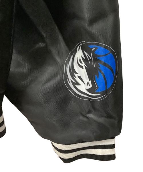 NBA（エヌビーエー）NBA (エヌビーエー) スタジャン NBAロゴ ブラック サイズ:Lの古着・服飾アイテム