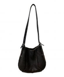 不明（不明）の古着「レザートートバッグ ブラウン」｜ダークブラウン