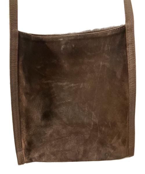 TOHPO（トーポ）TOHPO (トーポ) コンビネーションレザーバッグ ブラウンの古着・服飾アイテム