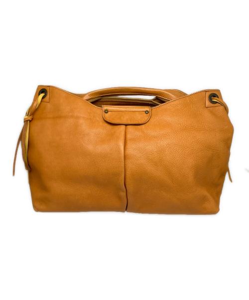 C'omodo+plust（-）C'omodo+plust (-) レザートートバッグ ブラウンの古着・服飾アイテム