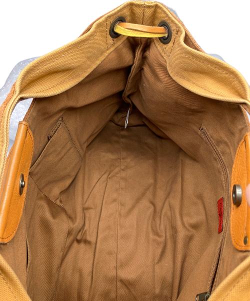 C'omodo+plust（-）C'omodo+plust (-) レザートートバッグ ブラウンの古着・服飾アイテム