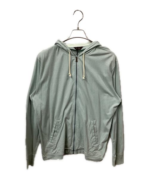 PAUL SMITH（ポールスミス）Paul Smith (ポールスミス) ジップパーカー ブルー サイズ:Lの古着・服飾アイテム