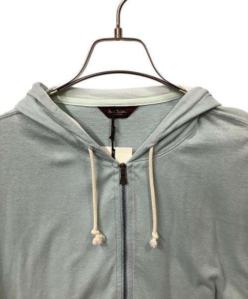 PAUL SMITH（ポールスミス）Paul Smith (ポールスミス) ジップパーカー ブルー サイズ:Lの古着・服飾アイテム