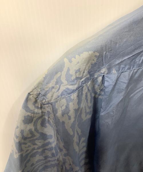 RALPH LAUREN（ラルフローレン）RALPH LAUREN (ラルフローレン) シルク半袖シャツ ブルー サイズ:Mの古着・服飾アイテム