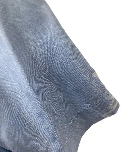 RALPH LAUREN（ラルフローレン）RALPH LAUREN (ラルフローレン) シルク半袖シャツ ブルー サイズ:Mの古着・服飾アイテム