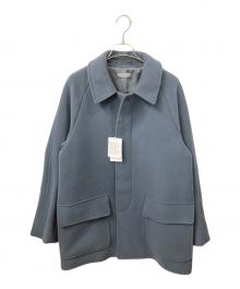 BEAUTY&YOUTH（ビューティーアンドユース）の古着「インテスプラ メルトンハーフコート」｜グレー