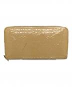 LOUIS VUITTONルイ ヴィトン）の古着「ヴェルニ ジッピーウォレット」｜アイボリー