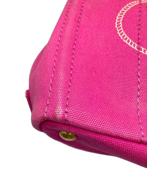 PRADA（プラダ）PRADA (プラダ) カナパM デニムトートバッグ ピンクの古着・服飾アイテム