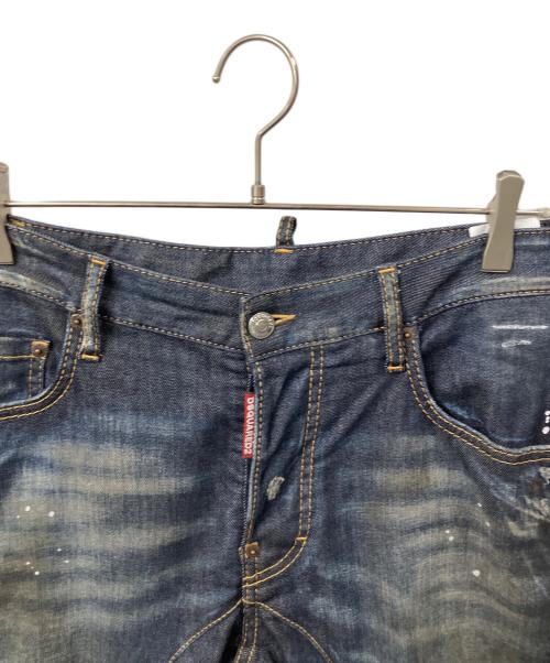 DSQUARED2（ディースクエアード）DSQUARED2 (ディースクエアード) TIDY BIKER インディゴ サイズ:44の古着・服飾アイテム