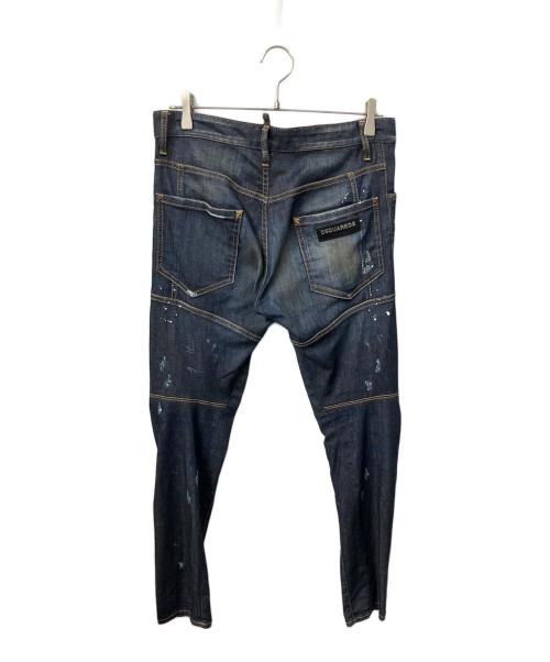 DSQUARED2（ディースクエアード）DSQUARED2 (ディースクエアード) TIDY BIKER インディゴ サイズ:44の古着・服飾アイテム