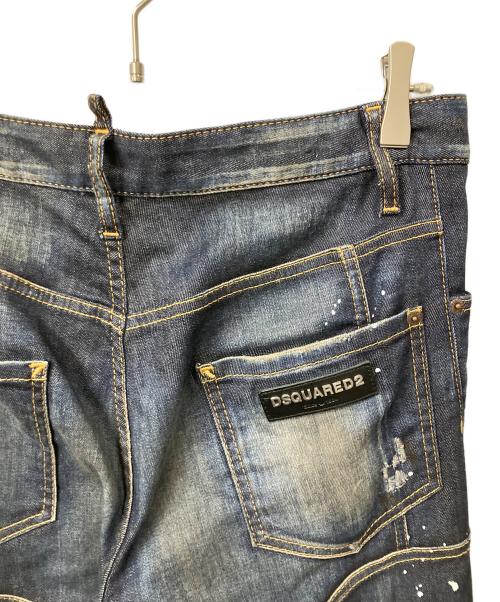 DSQUARED2（ディースクエアード）DSQUARED2 (ディースクエアード) TIDY BIKER インディゴ サイズ:44の古着・服飾アイテム