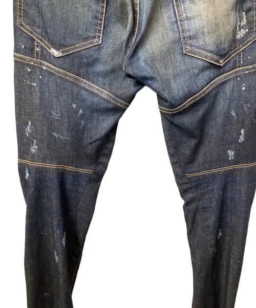 DSQUARED2（ディースクエアード）DSQUARED2 (ディースクエアード) TIDY BIKER インディゴ サイズ:44の古着・服飾アイテム