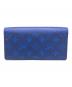 LOUIS VUITTON (ルイ ヴィトン) 長財布 ブルー：45000円