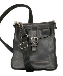 COACH（コーチ）の古着「レザーショルダーバッグ」｜ブラック