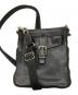 COACH（コーチ）の古着「レザーショルダーバッグ」｜ブラック