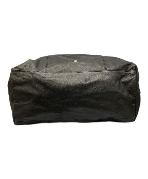 LONGCHAMP（ロンシャン）LONGCHAMP (ロンシャン) レザートートバッグ ブラック ブラックの古着・服飾アイテム