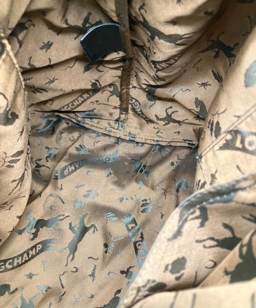 LONGCHAMP（ロンシャン）LONGCHAMP (ロンシャン) レザートートバッグ ブラック ブラックの古着・服飾アイテム