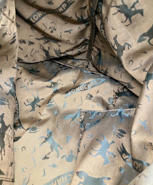 LONGCHAMP（ロンシャン）LONGCHAMP (ロンシャン) レザートートバッグ ブラック ブラックの古着・服飾アイテム