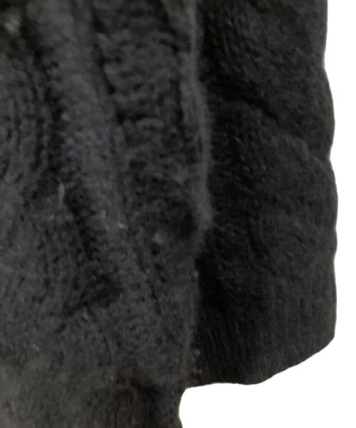 BURBERRY LONDON（バーバリーロンドン）BURBERRY LONDON (バーバリーロンドン) 厚手カーディガン ブラック ブラック サイズ:１の古着・服飾アイテム