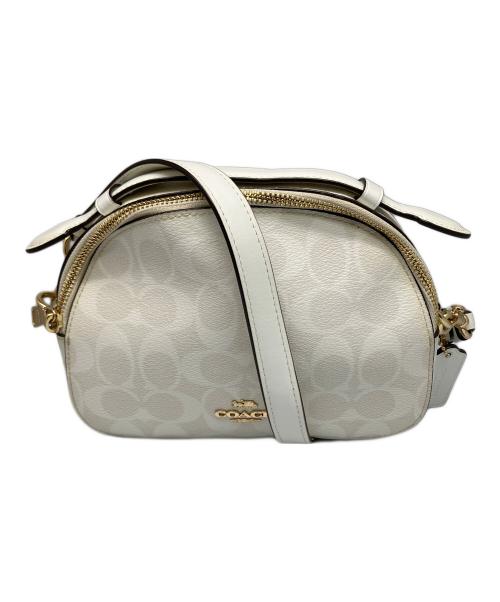 COACH（コーチ）COACH (コーチ) ショルダーバッグ ホワイトの古着・服飾アイテム