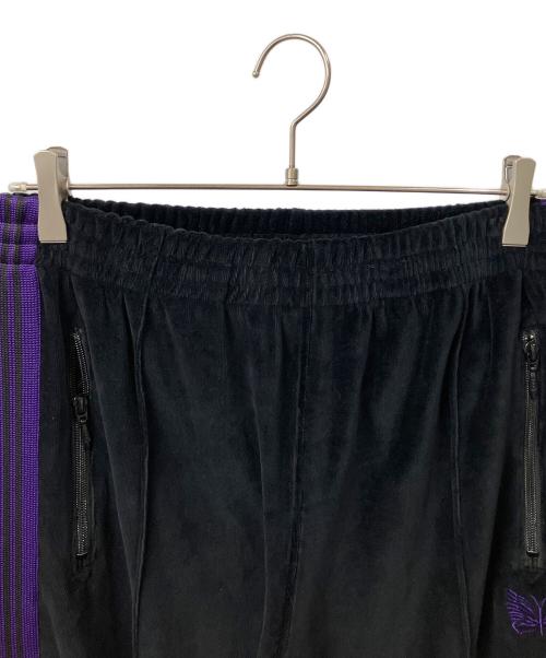 Needles（ニードルズ）Needles (ニードルズ) ナロートラックパンツ ブラック×パープル サイズ:Lの古着・服飾アイテム