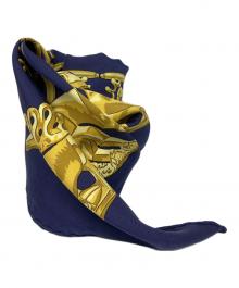 HERMES（エルメス）の古着「カレ90 LES CAVALIERS」｜ネイビー