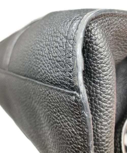 COACH（コーチ）COACH (コーチ) メトロポリタンポートフォリオ リファインドペブルビジネスバッグ ブラックの古着・服飾アイテム