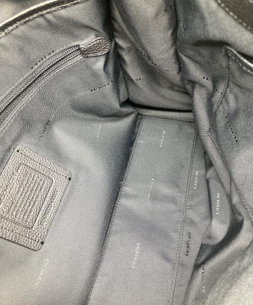 COACH（コーチ）COACH (コーチ) メトロポリタンポートフォリオ リファインドペブルビジネスバッグ ブラックの古着・服飾アイテム
