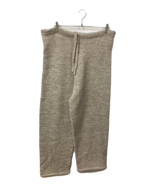 XENIA TELUNTS（キゼニアテルンツ）XENIA TELUNTS (キゼニアテルンツ) ニットパンツ ベージュ ベージュ サイズ:3の古着・服飾アイテム