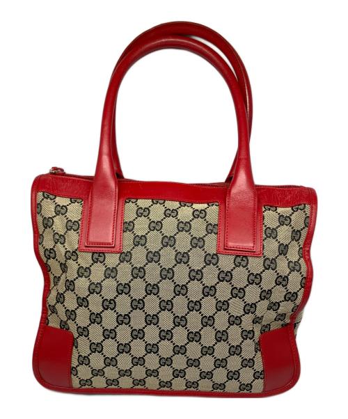 GUCCI（グッチ）GUCCI (グッチ) GG　キャンバスハンドバッグの古着・服飾アイテム