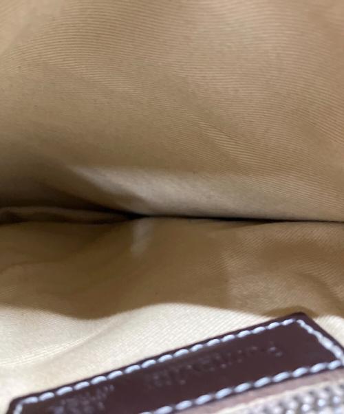 PUNTOVITA（プントヴィータ）PUNTOVITA (プントヴィータ) スエードフリンジバッグ ブラウンの古着・服飾アイテム