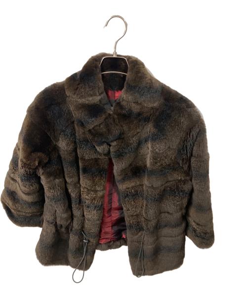 Sov.（ソブ）Sov. (ソブ) ファージャケット ブラウン サイズ:サイズ表記無しの古着・服飾アイテム