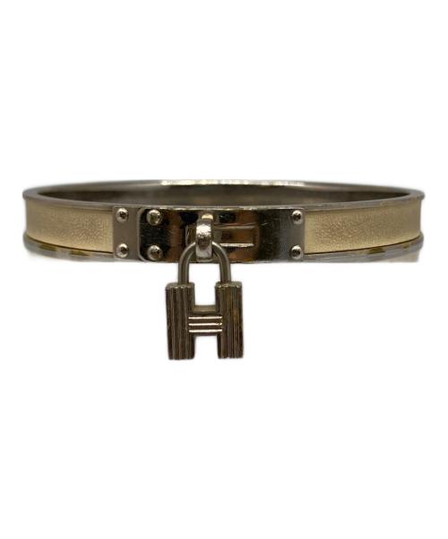 HERMES（エルメス）HERMES (エルメス) ケリーバングル 	カデナモチーフ ベージュの古着・服飾アイテム