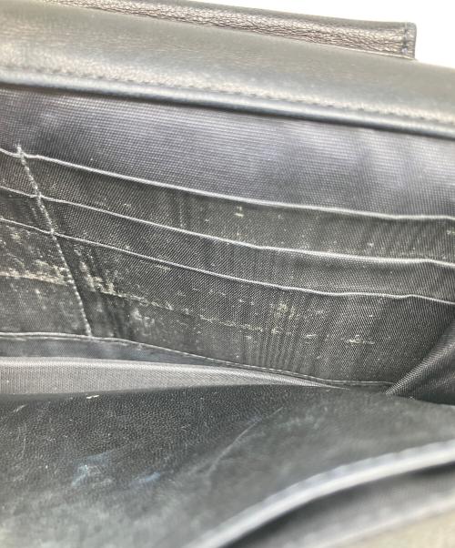 CHANEL（シャネル）CHANEL (シャネル) キャビアスキンウォレット ブラック ブラックの古着・服飾アイテム