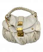 MIU MIUミュウミュウ）の古着「マテラッセ 2WAYバッグ」｜ホワイト